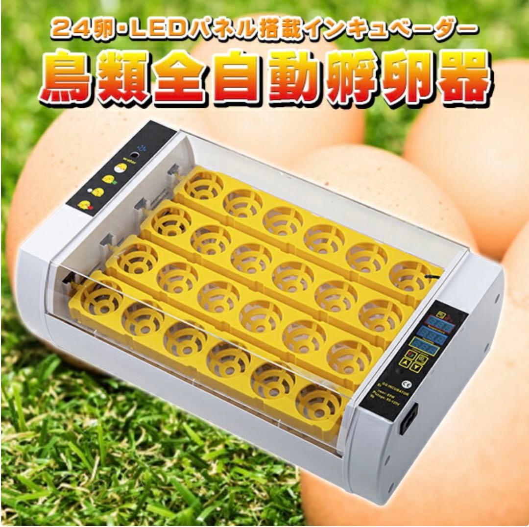 鳥類全自動孵卵器 孵化 ふ化器 自動転うずら ウズラ 牧草、保温電球、エサセット