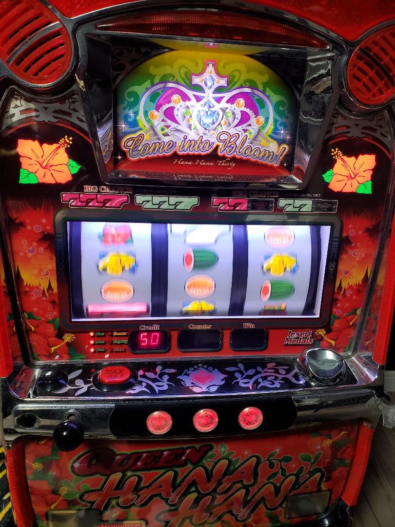 パチスロ　実機　クイーンハナハナ　30 パイオニア