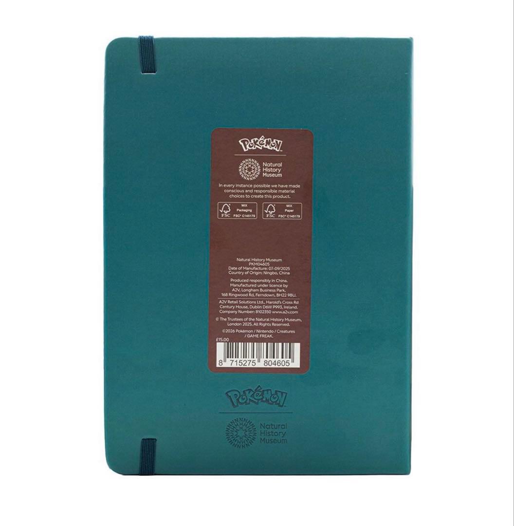 【希少新品】ポケモン30周年 ロンドン自然史博物館コラボ イーブイ ノート