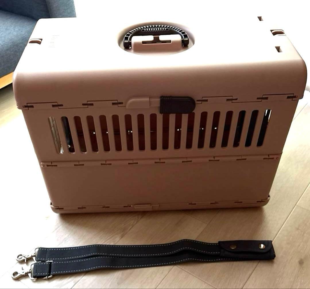 リッチェル キャンピングキャリー折り畳みM ストラップ付き