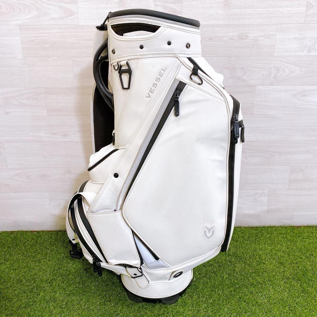 高級 VESSEL PRIME ベゼル キャディバッグ 3点式 カート 9型