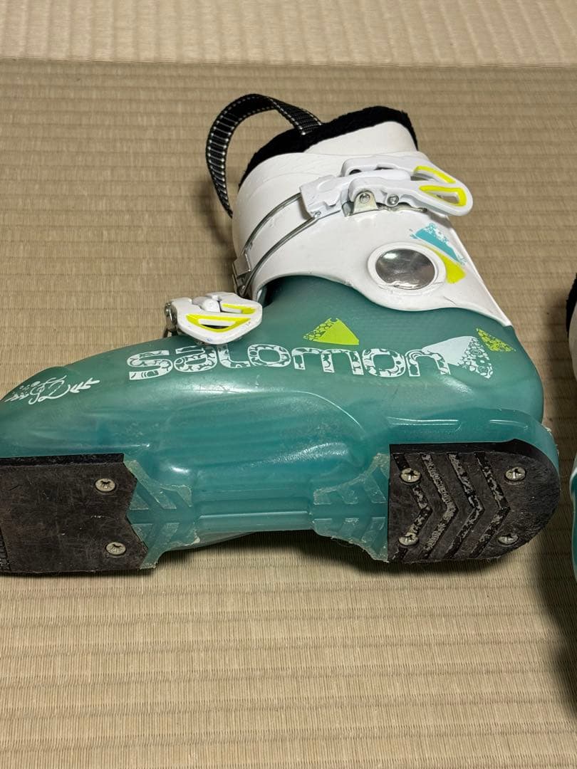 スキー板120cm ブーツ21cm 子供用セット SALOMON QSTサロモン