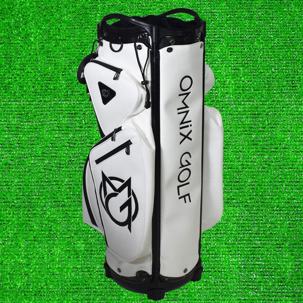 OMNIX/オムニックス ゴルフ キャディバッグ9型【ホワイト】新品！