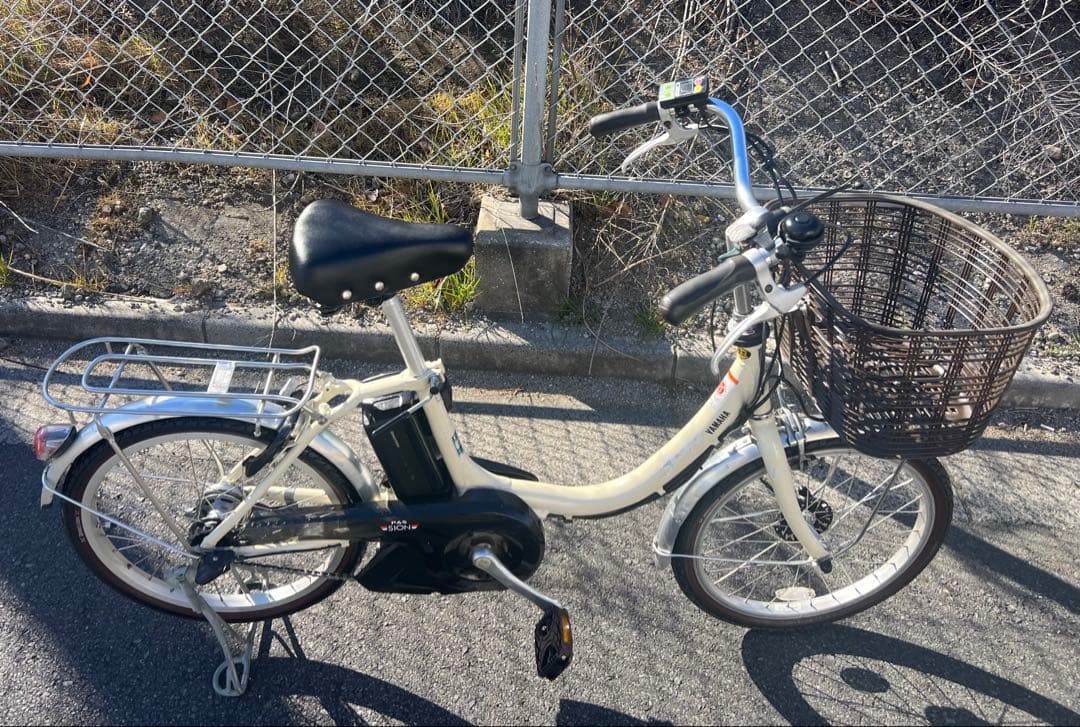 ヤマハPASシオン20インチ電動アシスト自転車程度の良いバッテリー付き関東圏配送