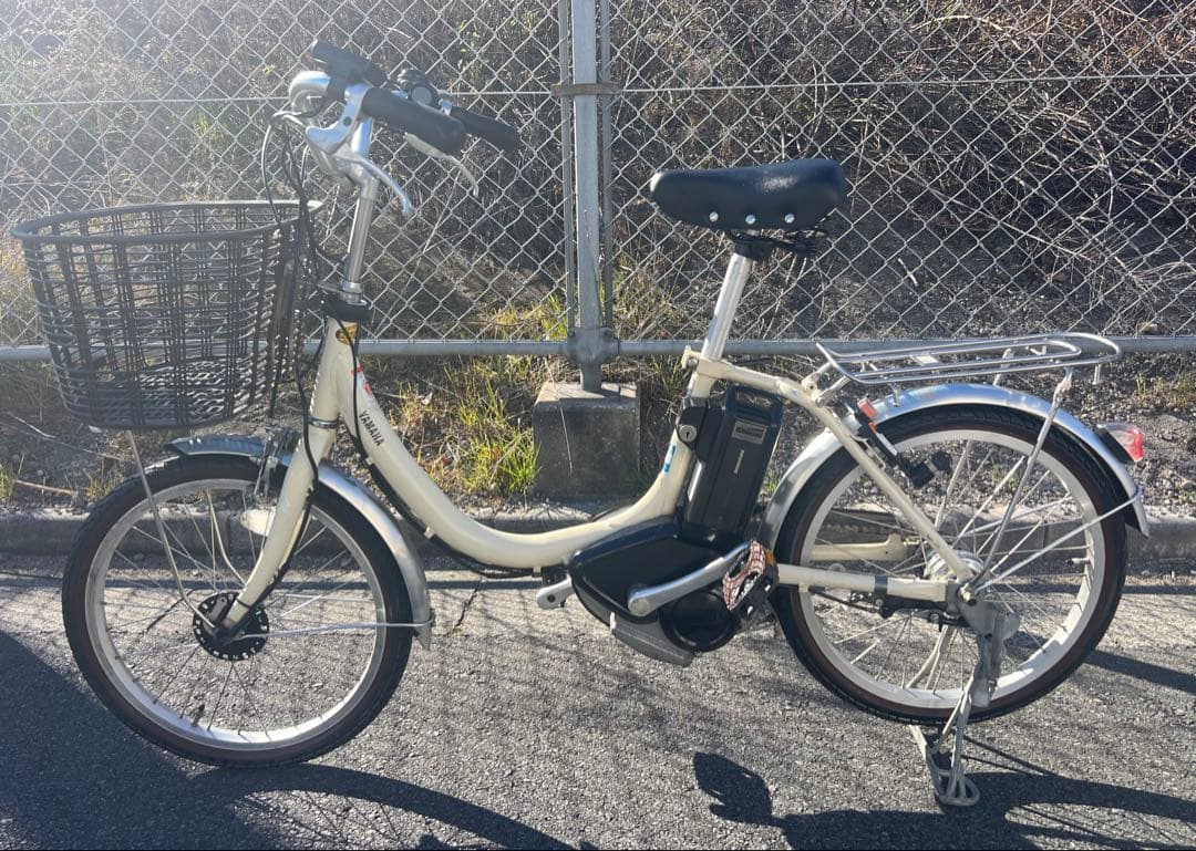 ヤマハPASシオン20インチ電動アシスト自転車程度の良いバッテリー付き関東圏配送