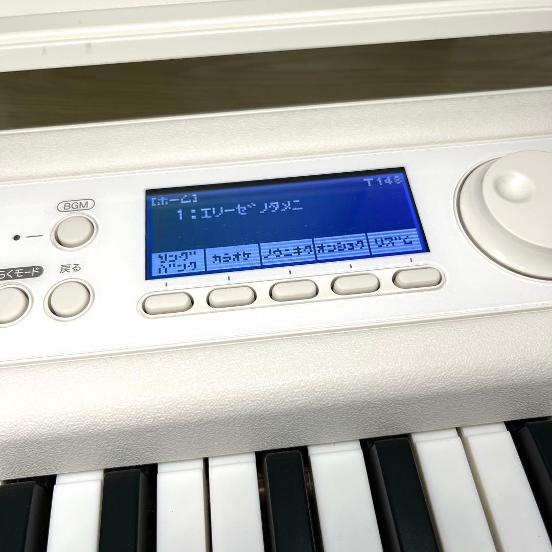 CASIO カシオ キーボード LK-526 光ナビ ACアダプター付き