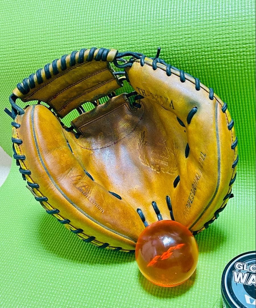 捕球音絶好調❗️ ハタケヤマ　軟式　キャッチャーミット　ミズノプロ　ゼット