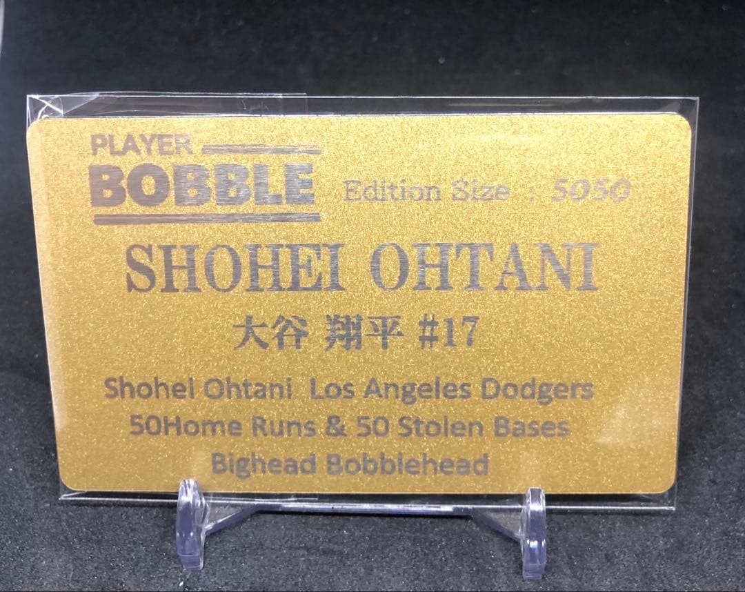 【大谷翔平】50／50記念！ビッグヘッドボブルヘッド！5050個限定！ドジャース