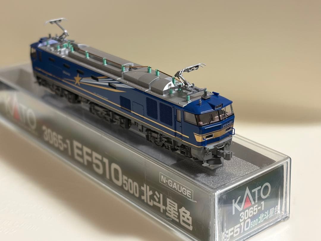 鉄道模型　Nゲージ　KATO 3065-1 EF510 北斗星色　緑碍子
