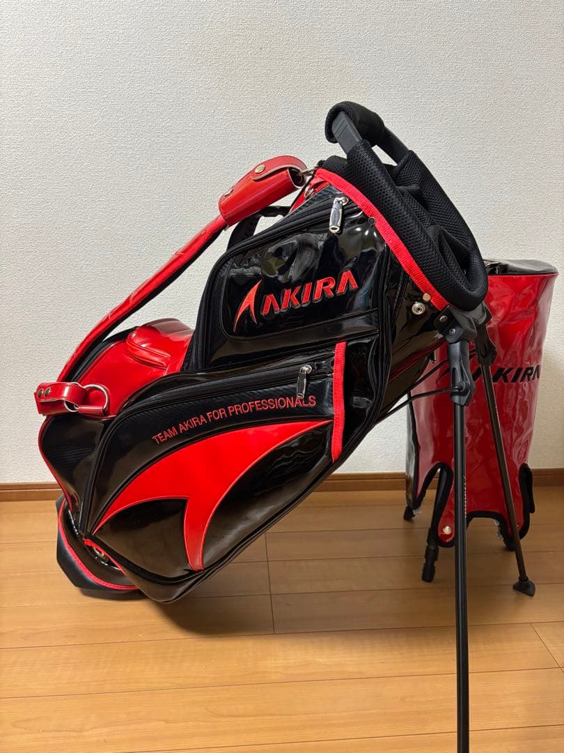 AKIRA アキラ 9.0型 アスリート プロモデル 超美品 キャディバック