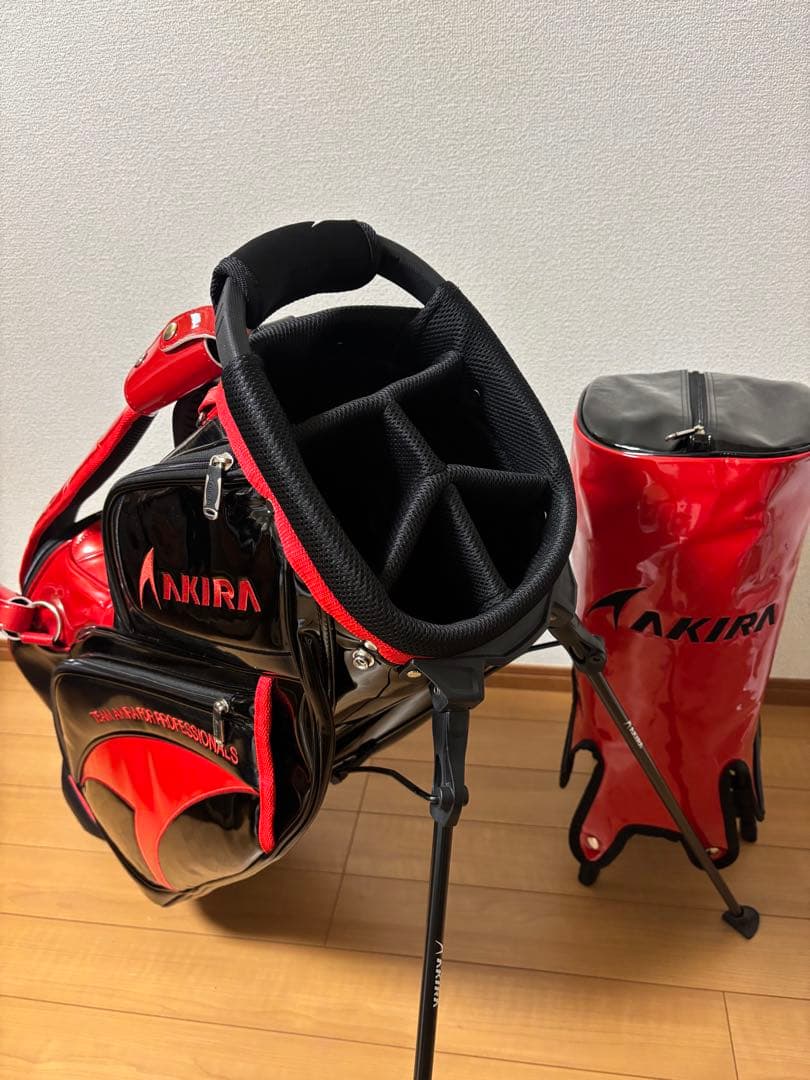 AKIRA アキラ 9.0型 アスリート プロモデル 超美品 キャディバック