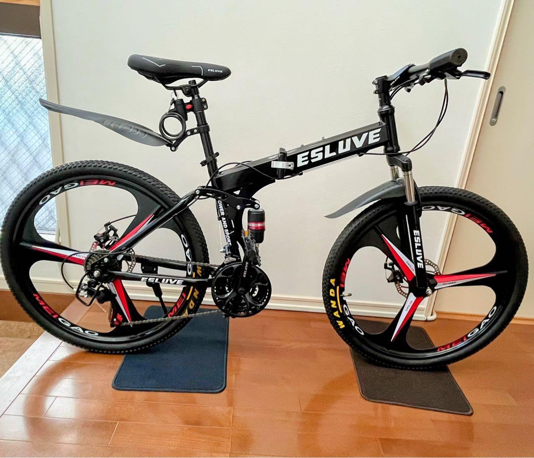 【引取り限定_大阪】Esluve マウンテンバイク 折りたたみ