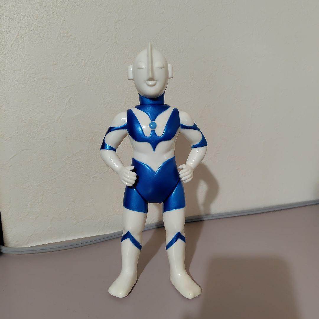 マルサン　M1号　ソフビ　ウルトラマンフィギュア 青と白 SAN JAPAN