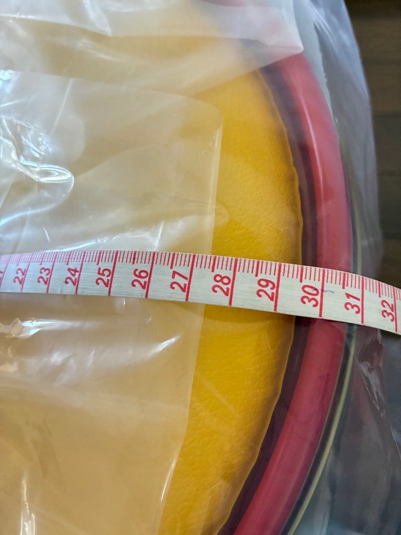 希少 不二家 ペコちゃん ポコちゃん　スツール缶　ペール缶　バケツ缶　収納箱　赤