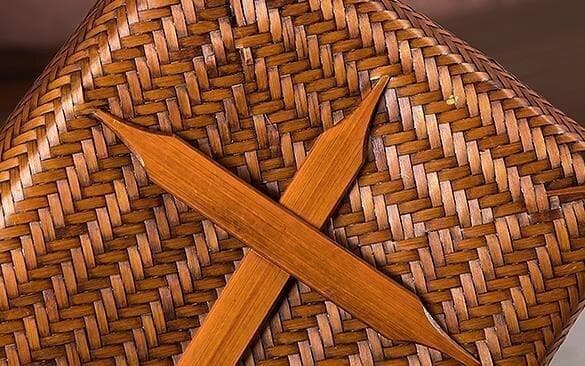 竹製収納ボックス 蓋付き 小物入れ　茶道＊お菓子入れ