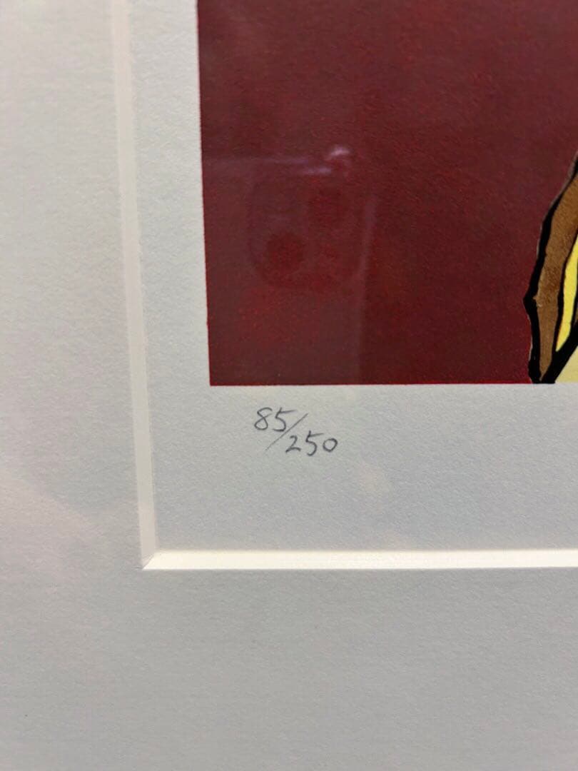 松本零士永遠のアルカディアシルクスクリーン版画直筆サインハーロック銀河鉄道999