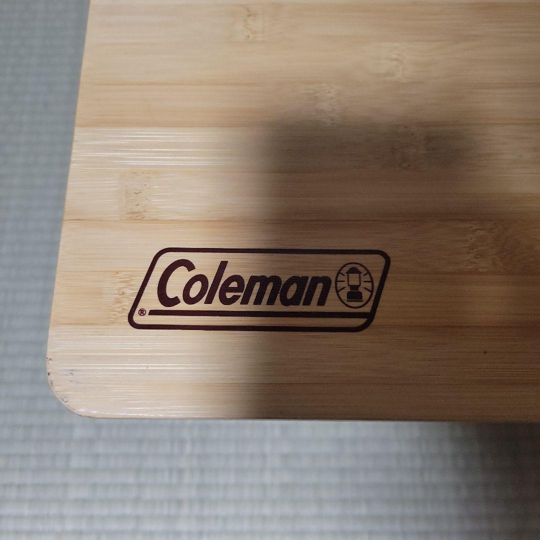 Coleman 折りたたみテーブル ナチュラルウッド