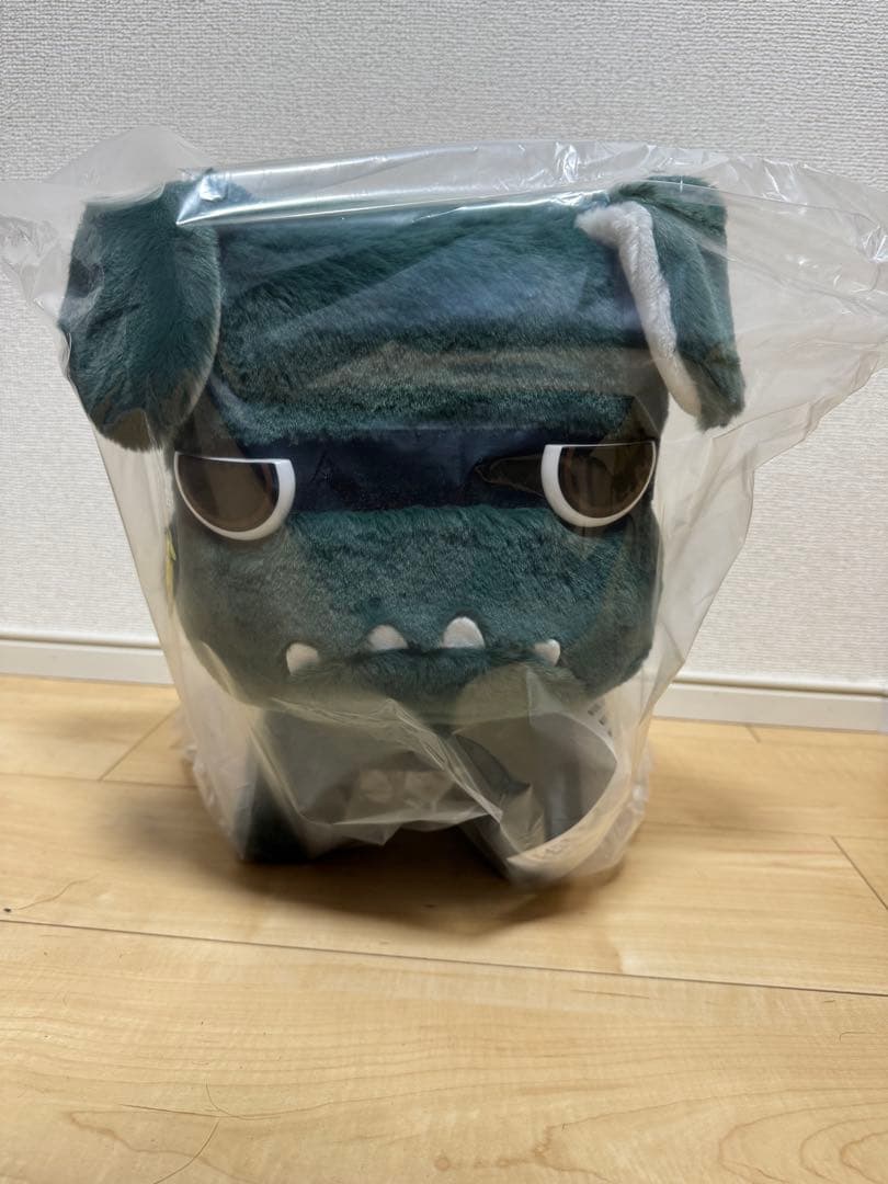 DELICA MINI グレー犬ぬいぐるみ 本体