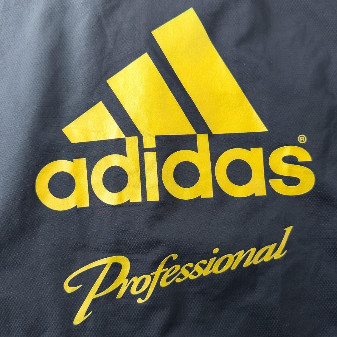 アディダス プロフェッショナル ナイロン ジャージ 上下 L - XL 黒 野球