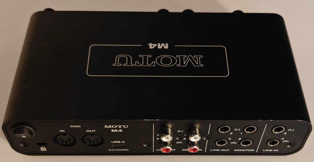 MOTU M4 オーディオインターフェイス【動作確認済み・元箱付属】
