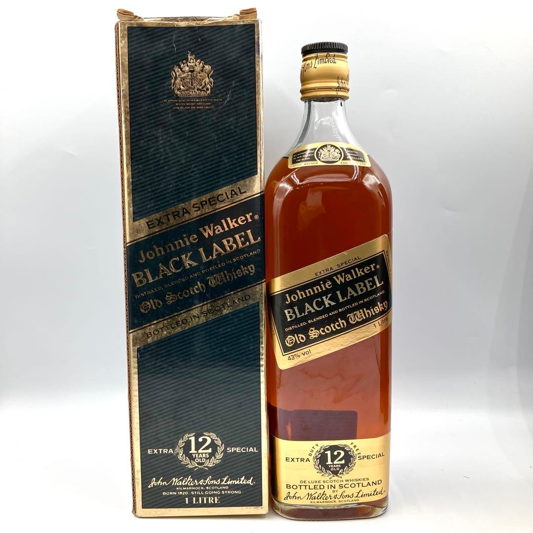 未開栓 ジョニーウォーカー 3本 レッド ブラック ラベル ウイスキー