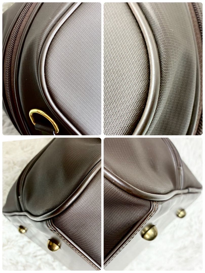 【未使用級】 バーバリーゴルフ ボストンバッグ 2way ブラウン ノバチェック