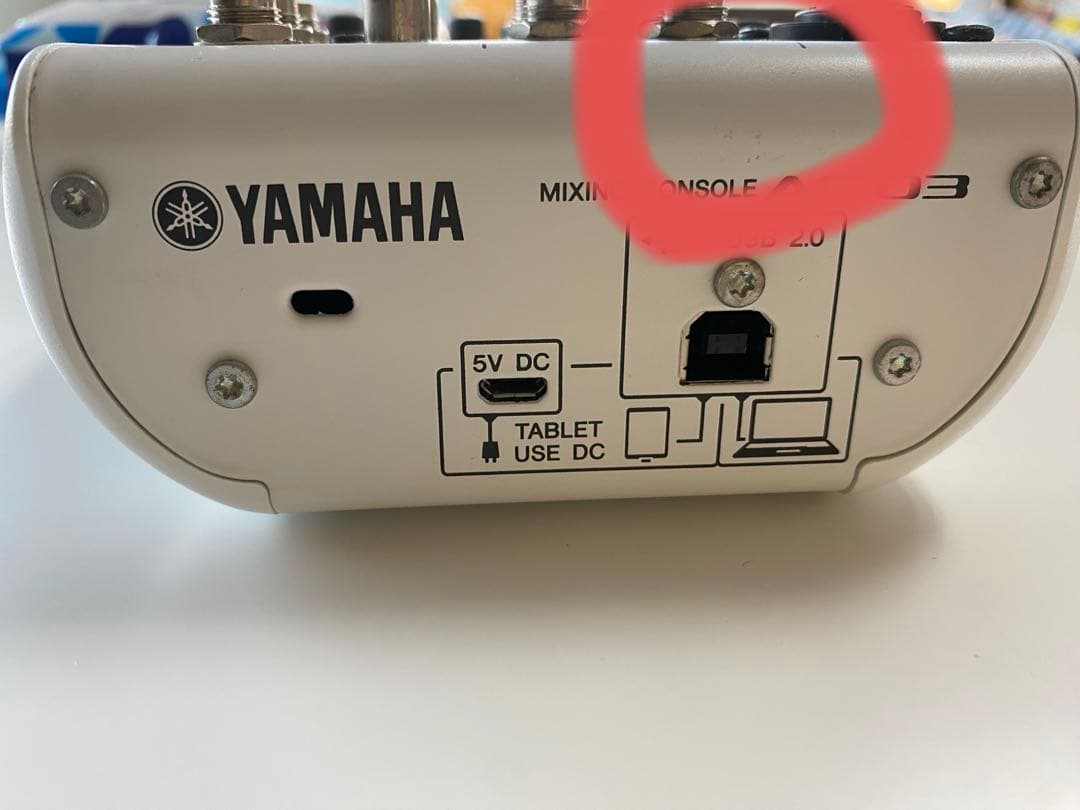 【動作確認済み】YAMAHA AG03 オーディオインターフェイス