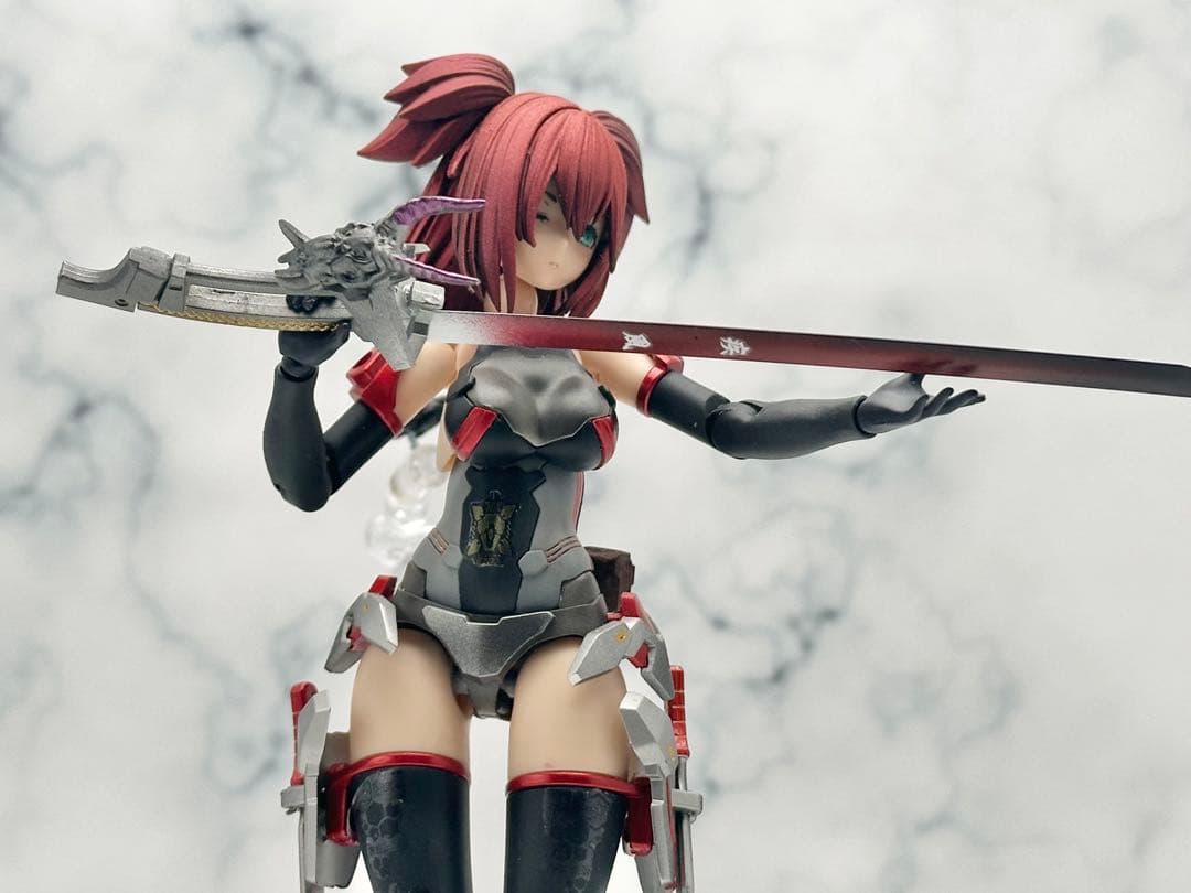 メガミデバイス　朱羅　忍者　枢　塗装済、完成品