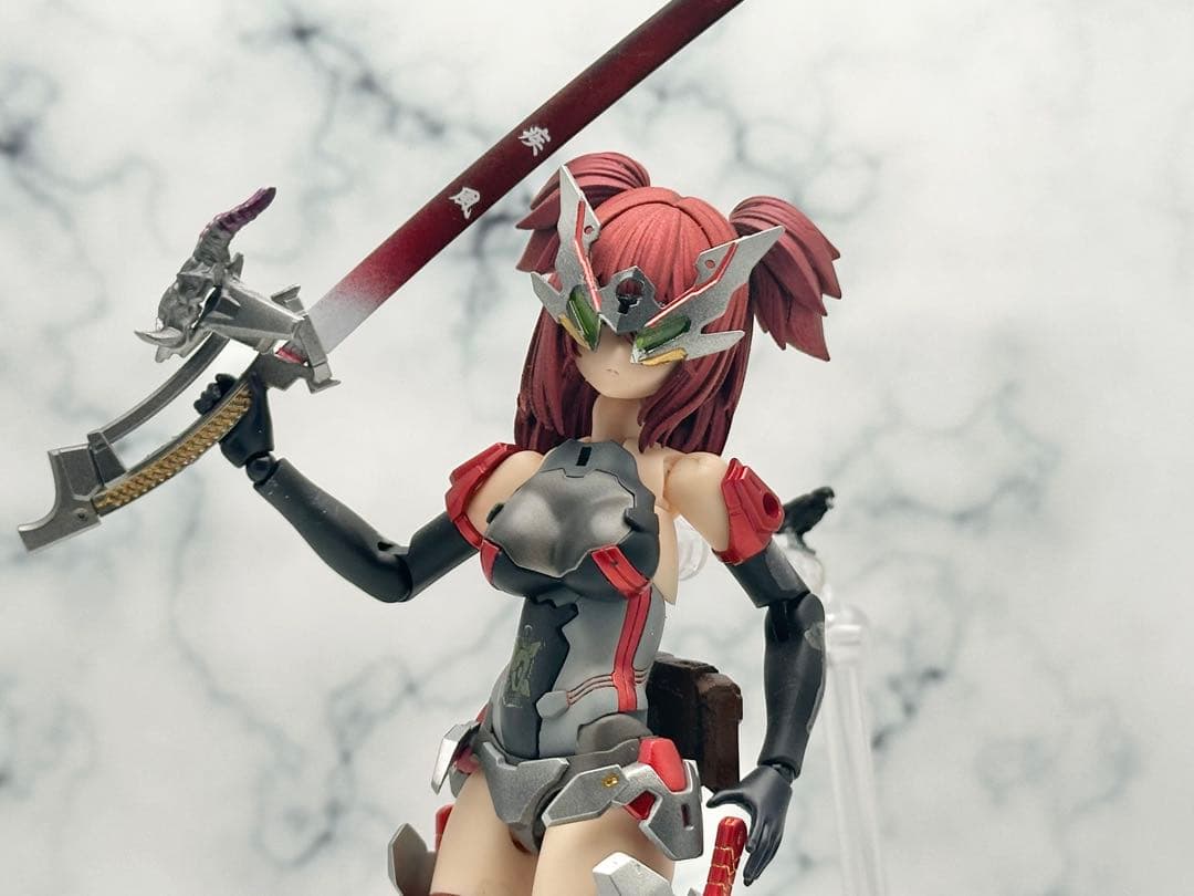 メガミデバイス　朱羅　忍者　枢　塗装済、完成品