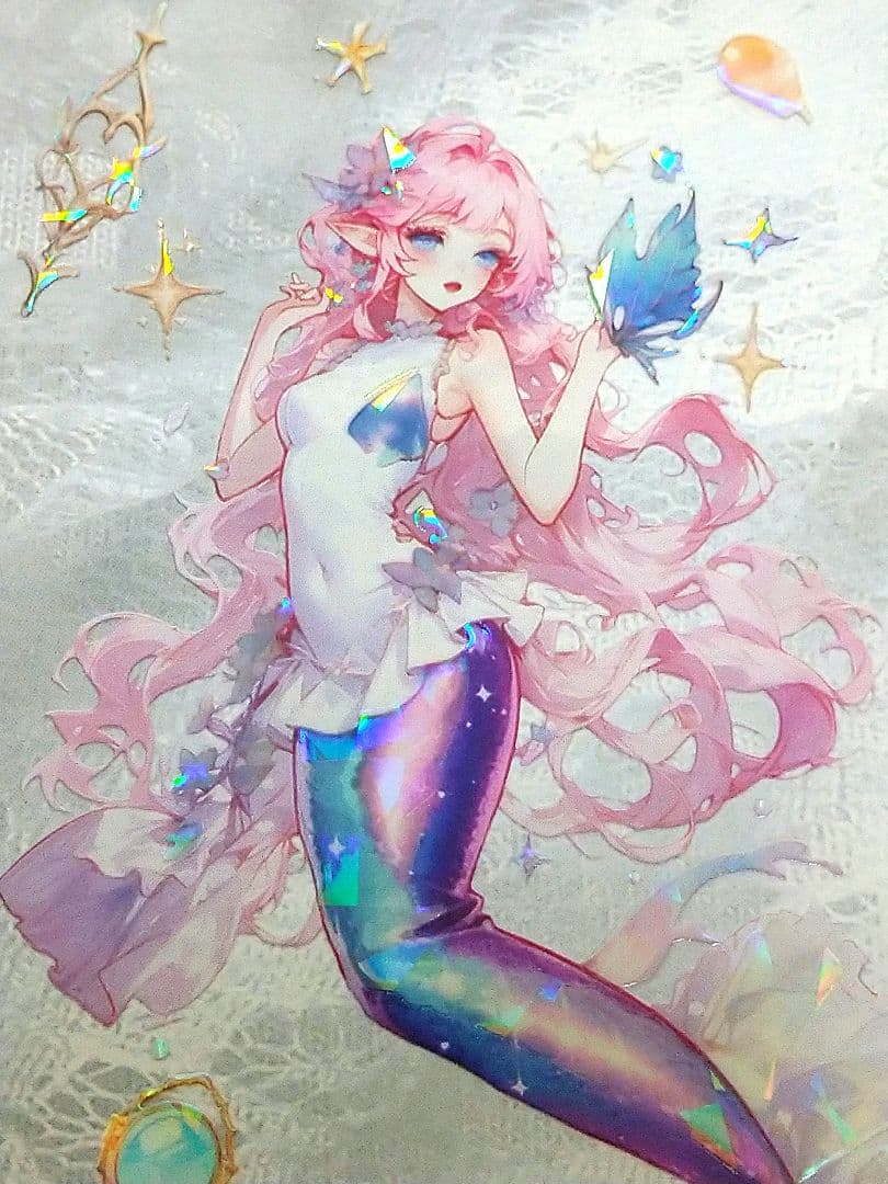 ✩再販✩J762＃深海灵动(贝壳光)未定义切り売り海外人物マステ女の子