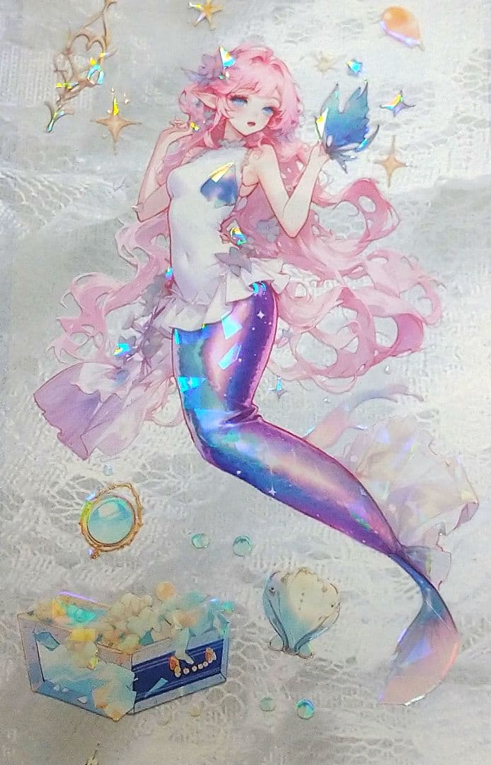 ✩再販✩J762＃深海灵动(贝壳光)未定义切り売り海外人物マステ女の子