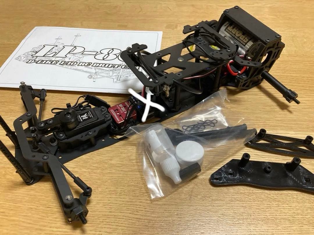 【土日限定値下げ】lp86シャーシ　メカ付き