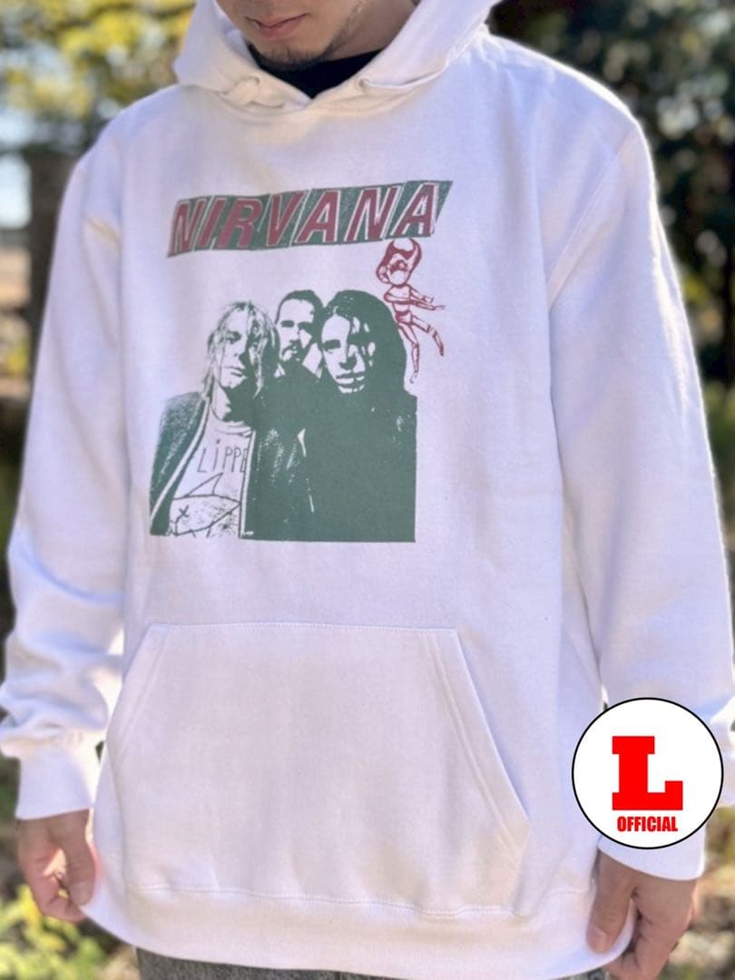 新品未使用 NIRVANA / Flipper プルオーバーパーカー Lサイズ