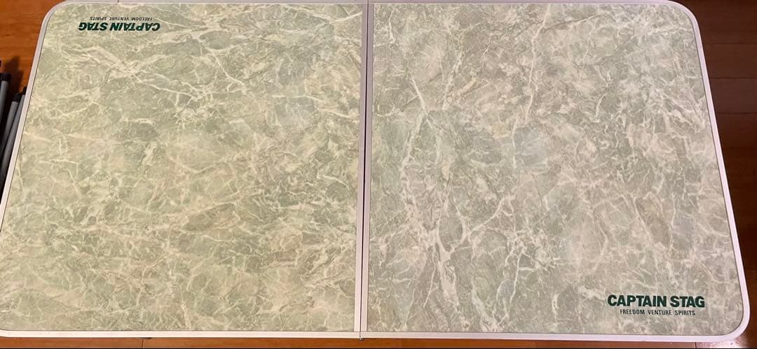 CAPTAIN STAG⭐︎折りたたみテーブルとチェア4人用/高さ調整可