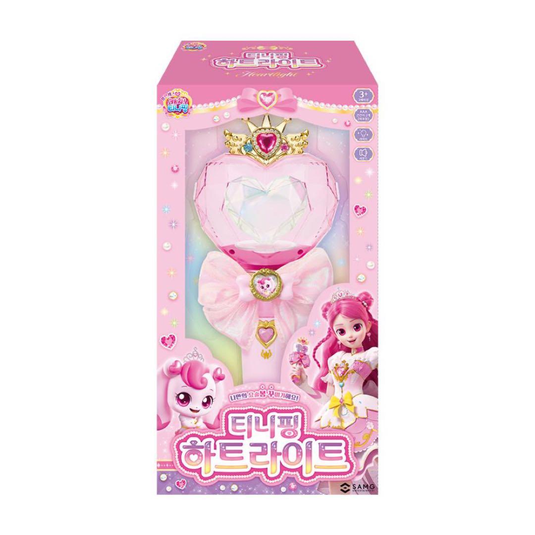 【韓国限定】シーズン６　プリンセス　キャッチティニピン　ハートライト