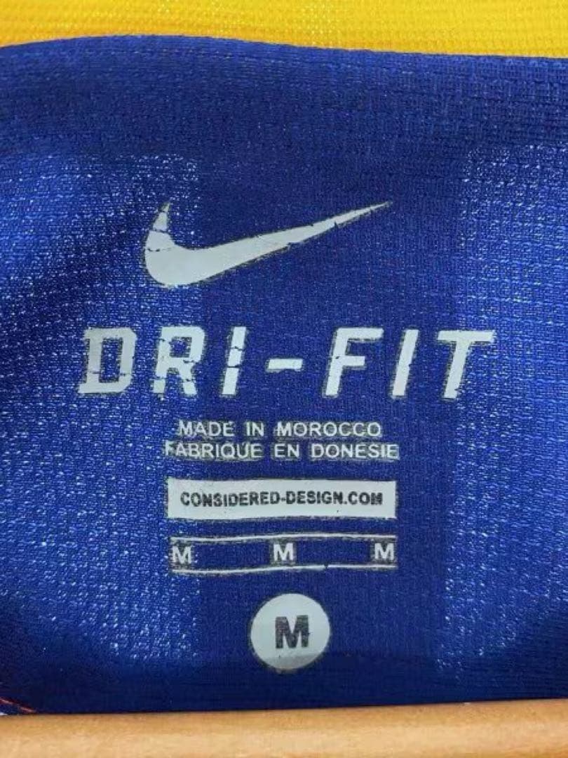 NIKE 10-11 FCバルセロナ イニエスタ 長袖 パッチ付き Mサイズ