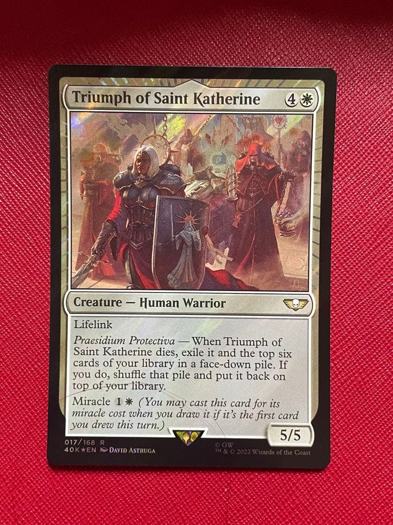 MTG 聖カトリーヌの凱旋　サージfoil