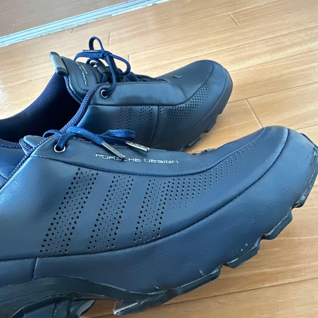 美品adidasコラボPorsche Design スポーツシューズ ネイビー