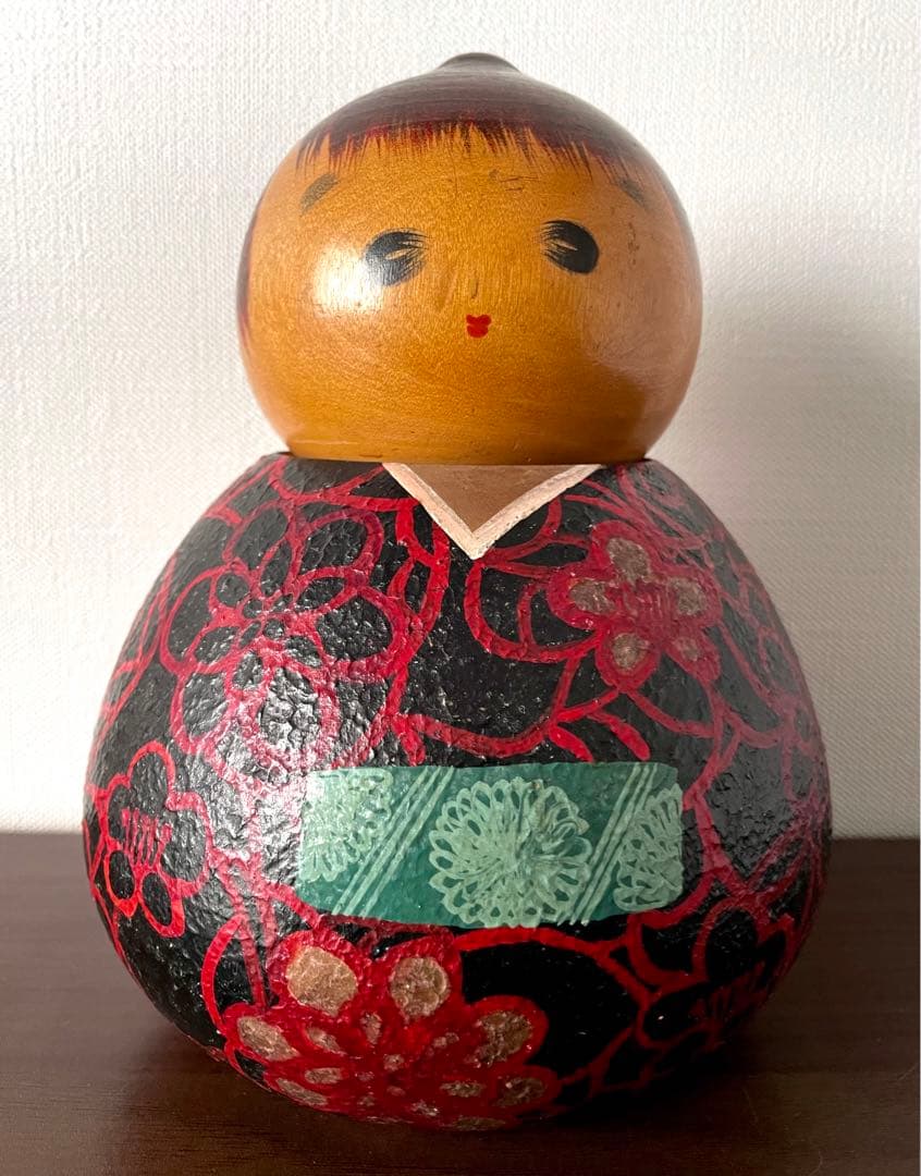 渡辺 正雄 Masao 創作 こけし kokeshi 2体 セット レトロ
