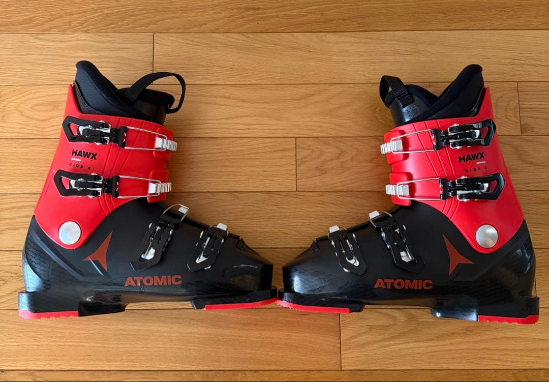 ATOMIC HAWX KID スキーブーツ 子ども用 黒/赤　26 26.5