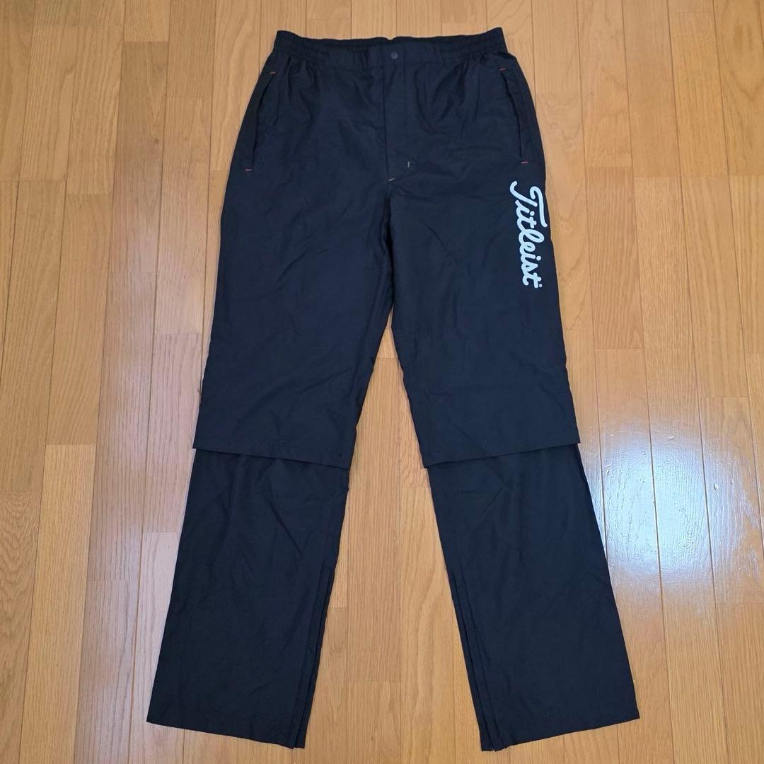 【美品】Titleist レインウェア セットアップ ホワイト/ブラックL