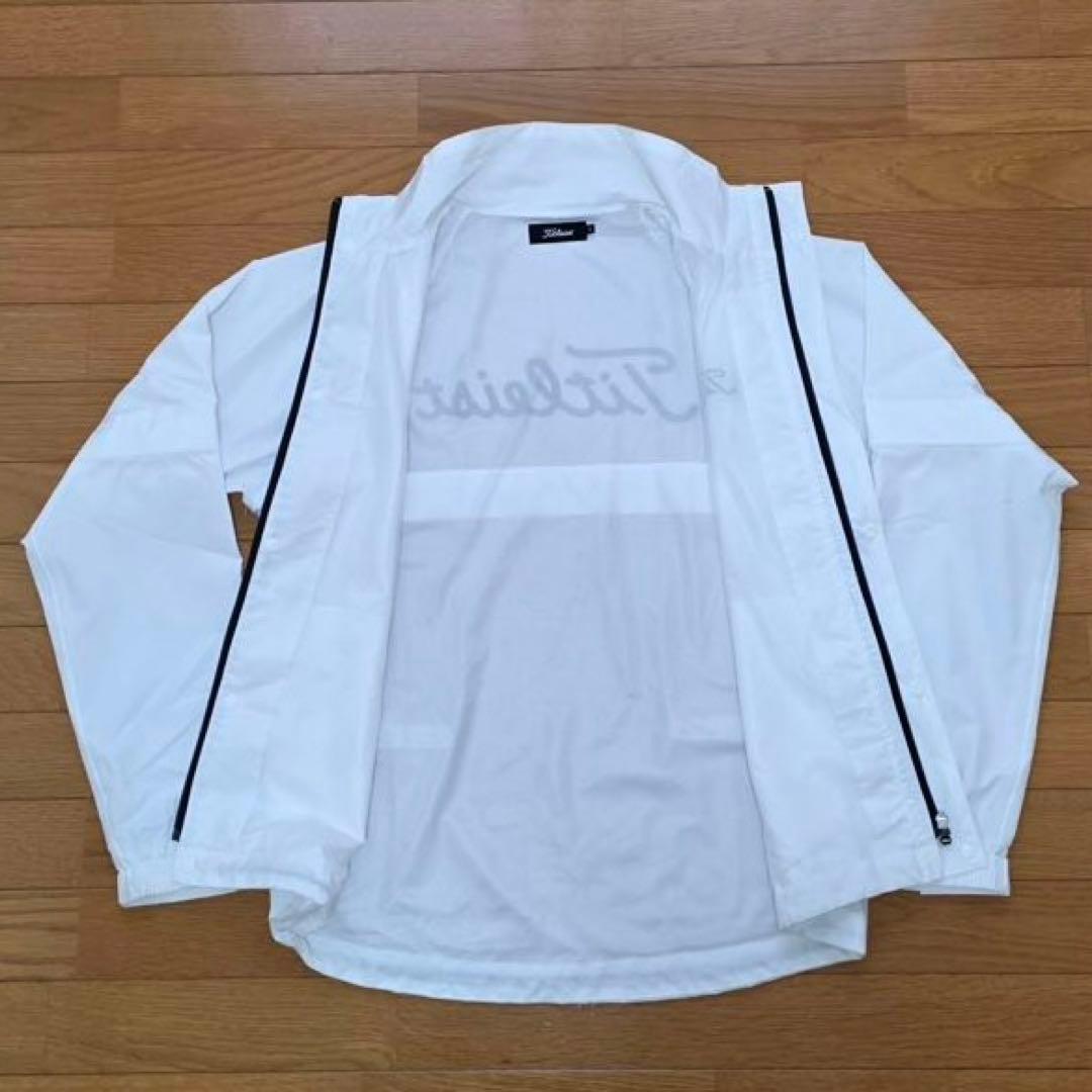 【美品】Titleist レインウェア セットアップ ホワイト/ブラックL