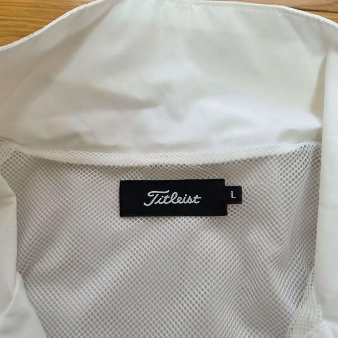 【美品】Titleist レインウェア セットアップ ホワイト/ブラックL