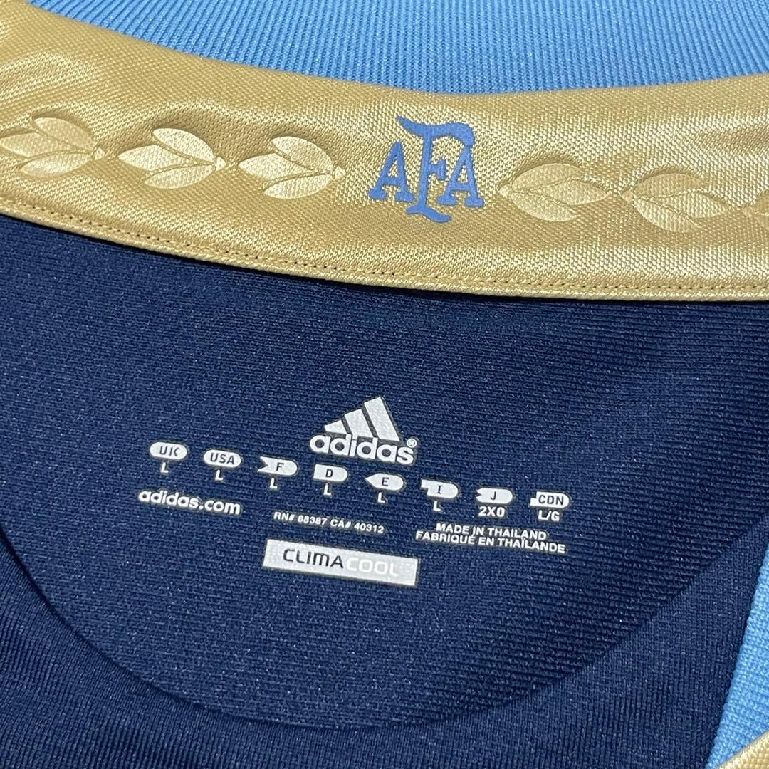 12'アルゼンチン代表ユニフォームアウェイ長袖 #6エインセ 支給品 選手用