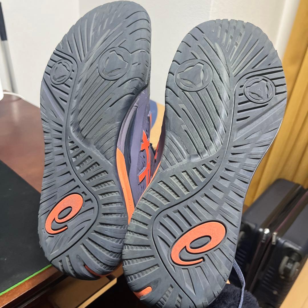 asics ゲルレゾリューション　X グレー　28センチ ワイドモデル