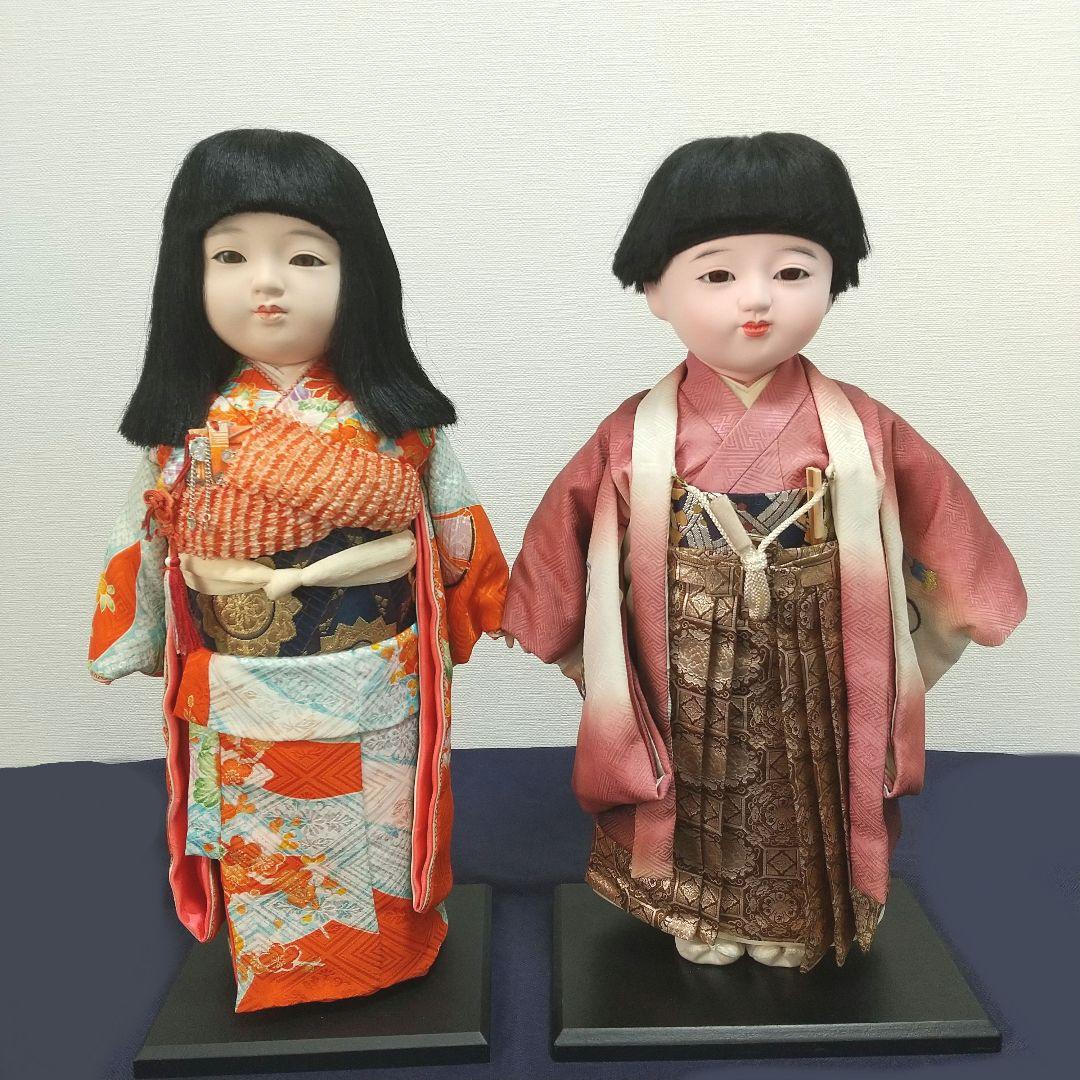 市松人形 ２体セット