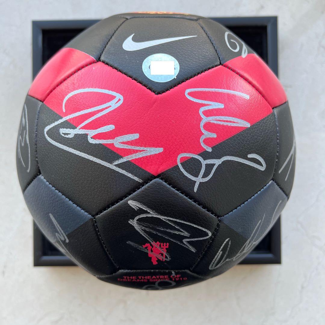 マンチェスターユナイテッド　2009/2010シーズン　直筆サインボール