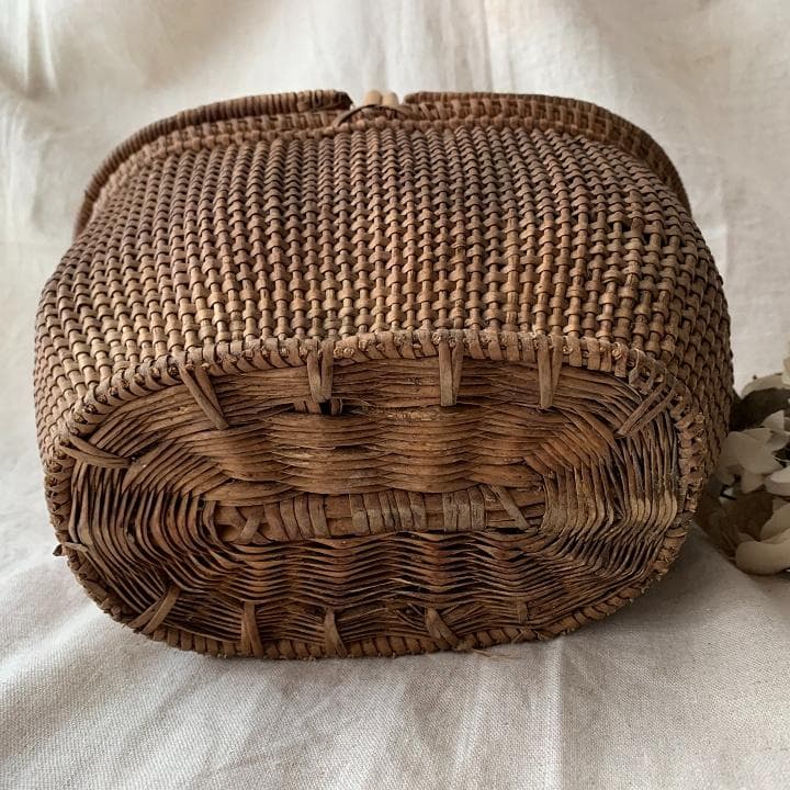 フランスアンティーク　バスケット　プッペンパニエ　大きなかご　ディスプレイ