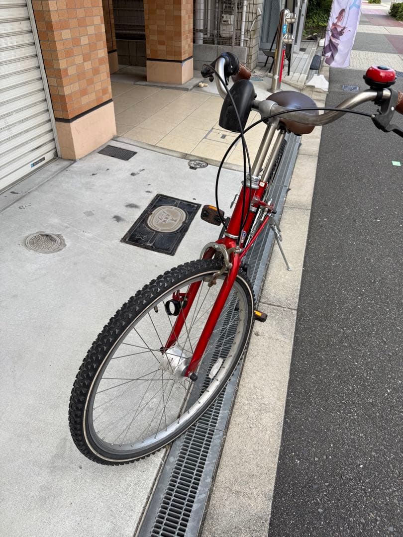 65 自転車 大阪市 【引取り限定】 26インチ 変速付き ビーチクルーザー