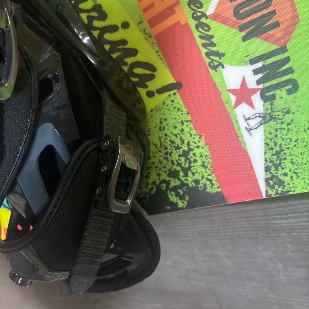 SALOMON キッズスノーボード 140cm ビンディング バートンSサイズ